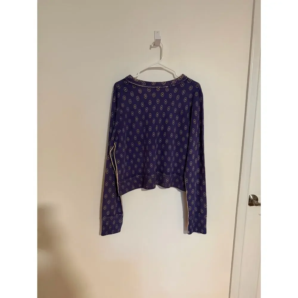 Free People Nocturnal Patterned Cashmere Cardigan